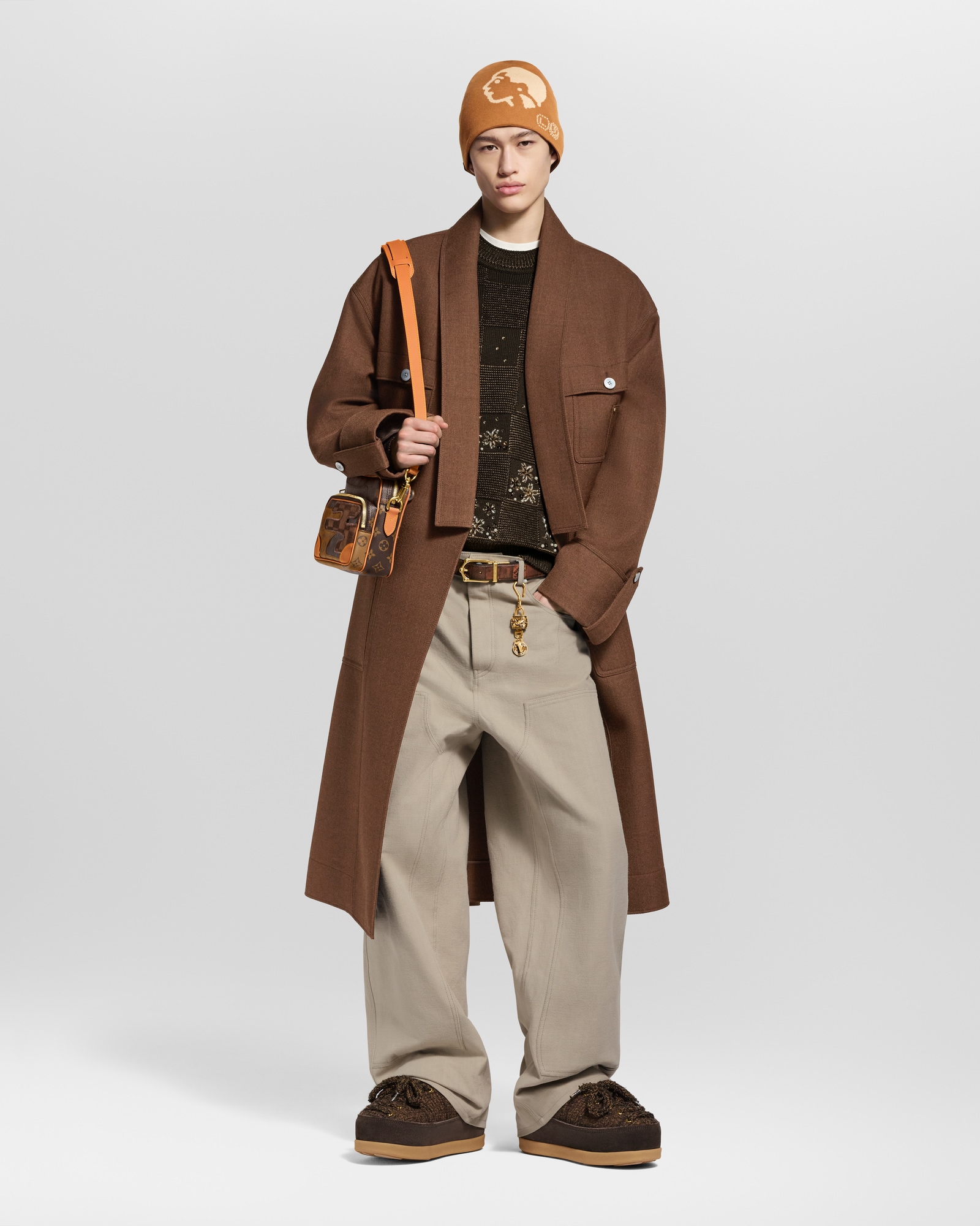 Single-Breasted Kimono Workwear Coat - Ready-to-Wear 1AIMTO